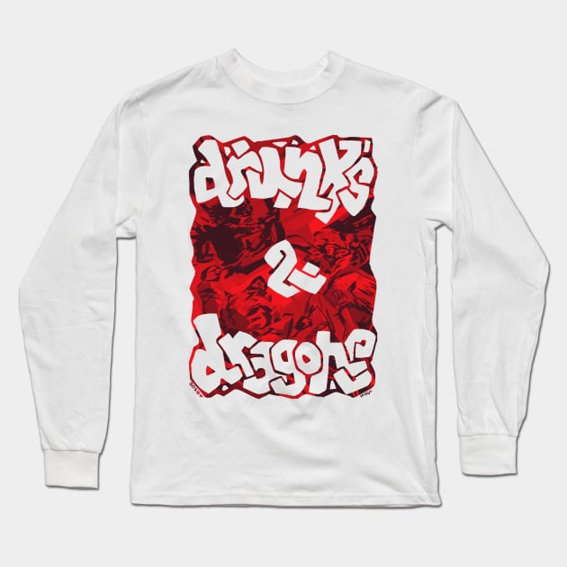 Drunks and Dragons - Blood Morph Long Sleeve T-Shirt by HugoSloth